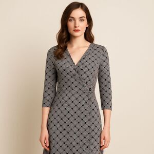 Ann Taylor LOFT Women’s Dress — Size 6— Multi Weave Tans & Browns